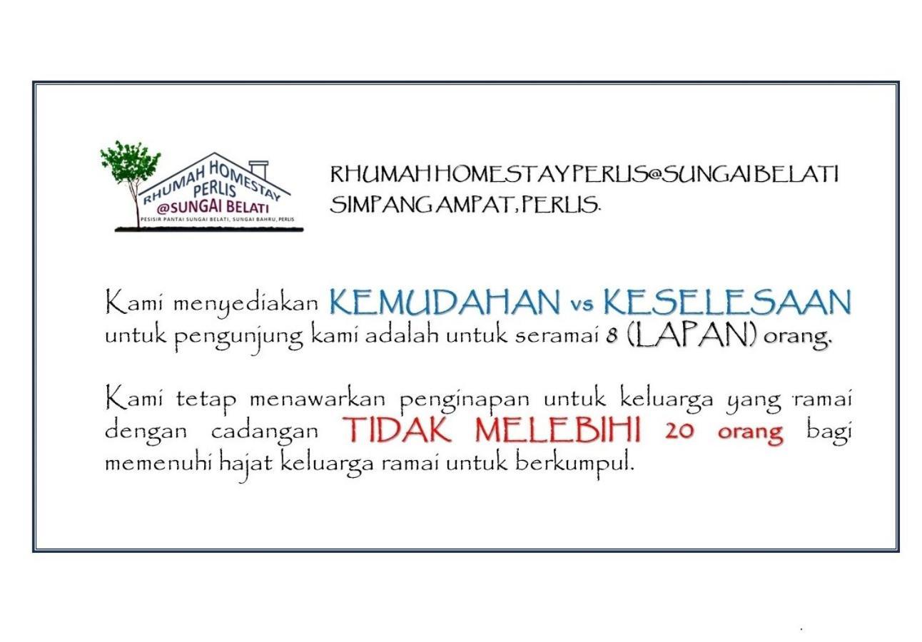 Rhumah Sungai Belati Villa Simpang Empat  Exterior foto